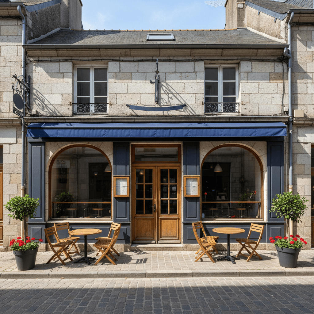 Restaurant à Fougères : terrasse - licence IV - Image 1