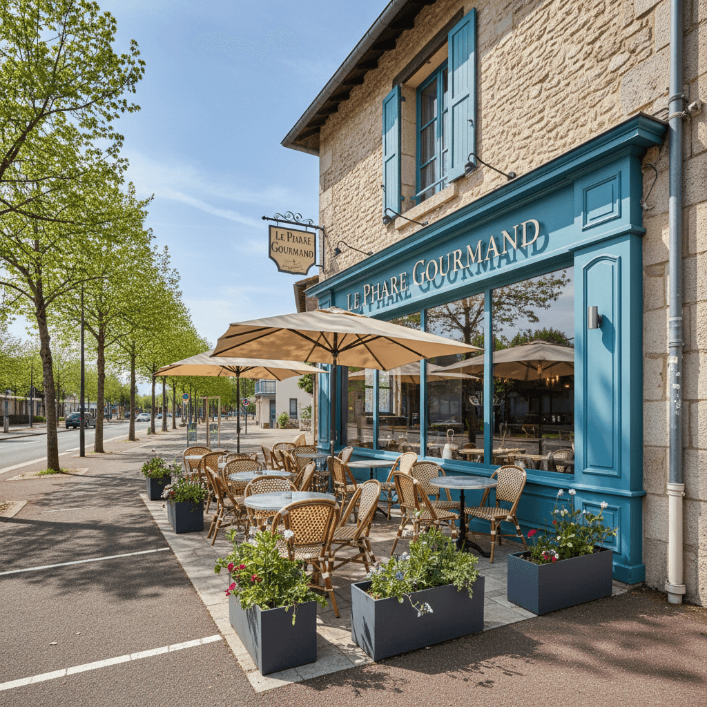 Restaurant à Arcachon : terrasse - extraction - Image 1
