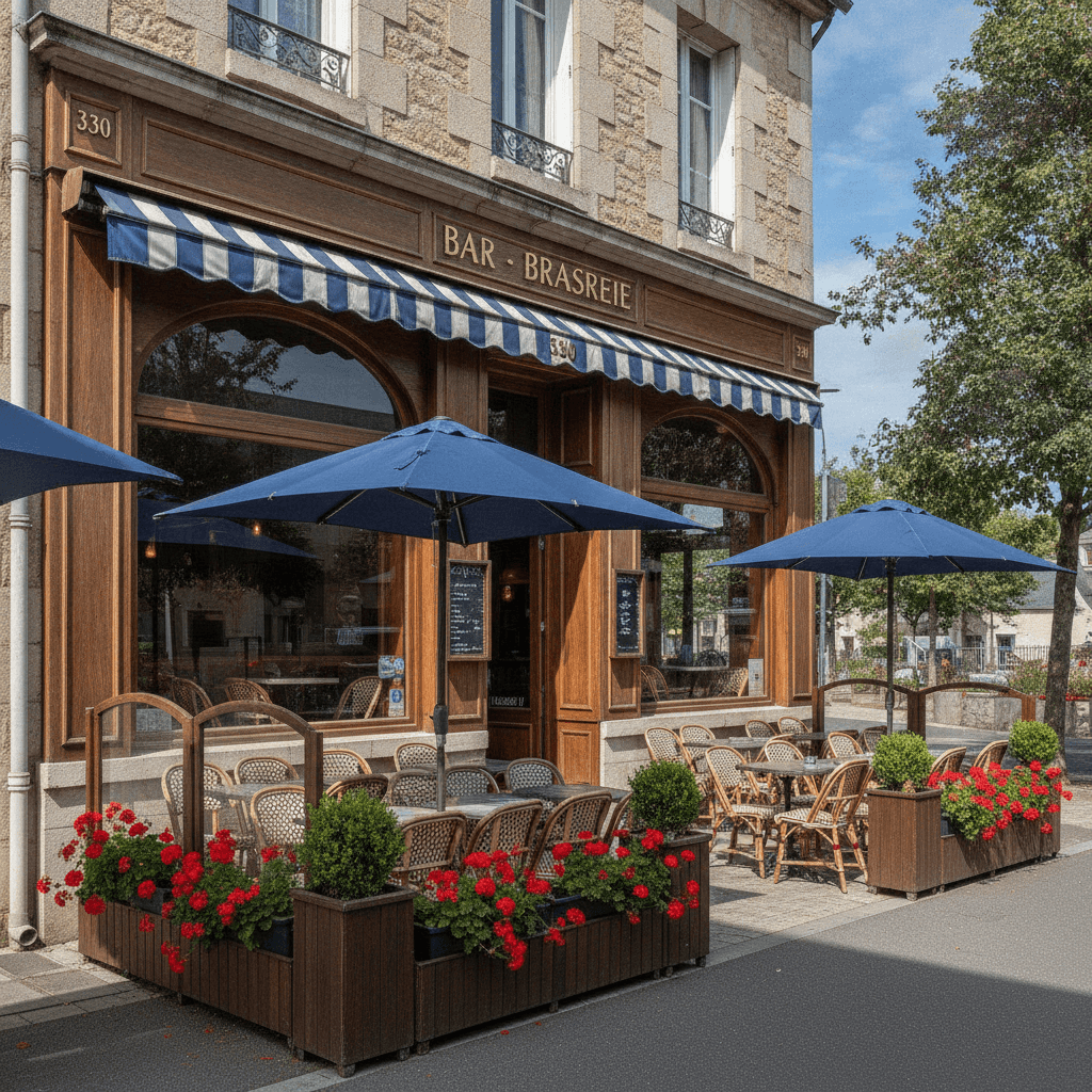 Bar-brasserie 330m² à Notre-Dame-De-Monts : terrasse - licence IV