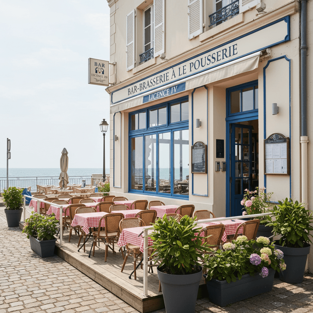 Bar-brasserie à Le Pouliguen : terrasse - licence IV - Image 1