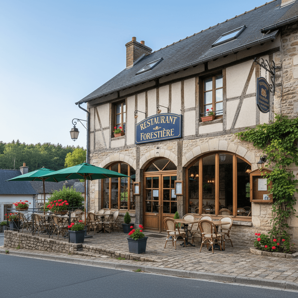 Restaurant 570m² à Combreux : terrasse - licence IV - Image 1