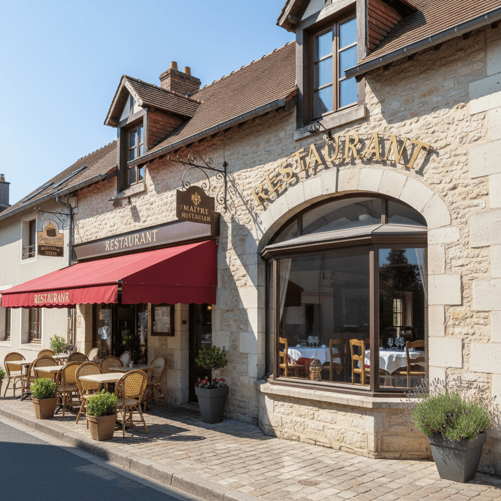 Restaurant 100m² à Chantonnay : terrasse - extraction - Image 1
