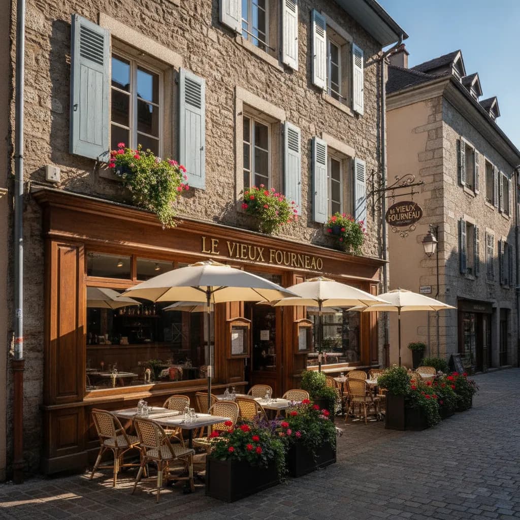Restaurant 70m² à Annecy : terrasse - extraction - Image 1
