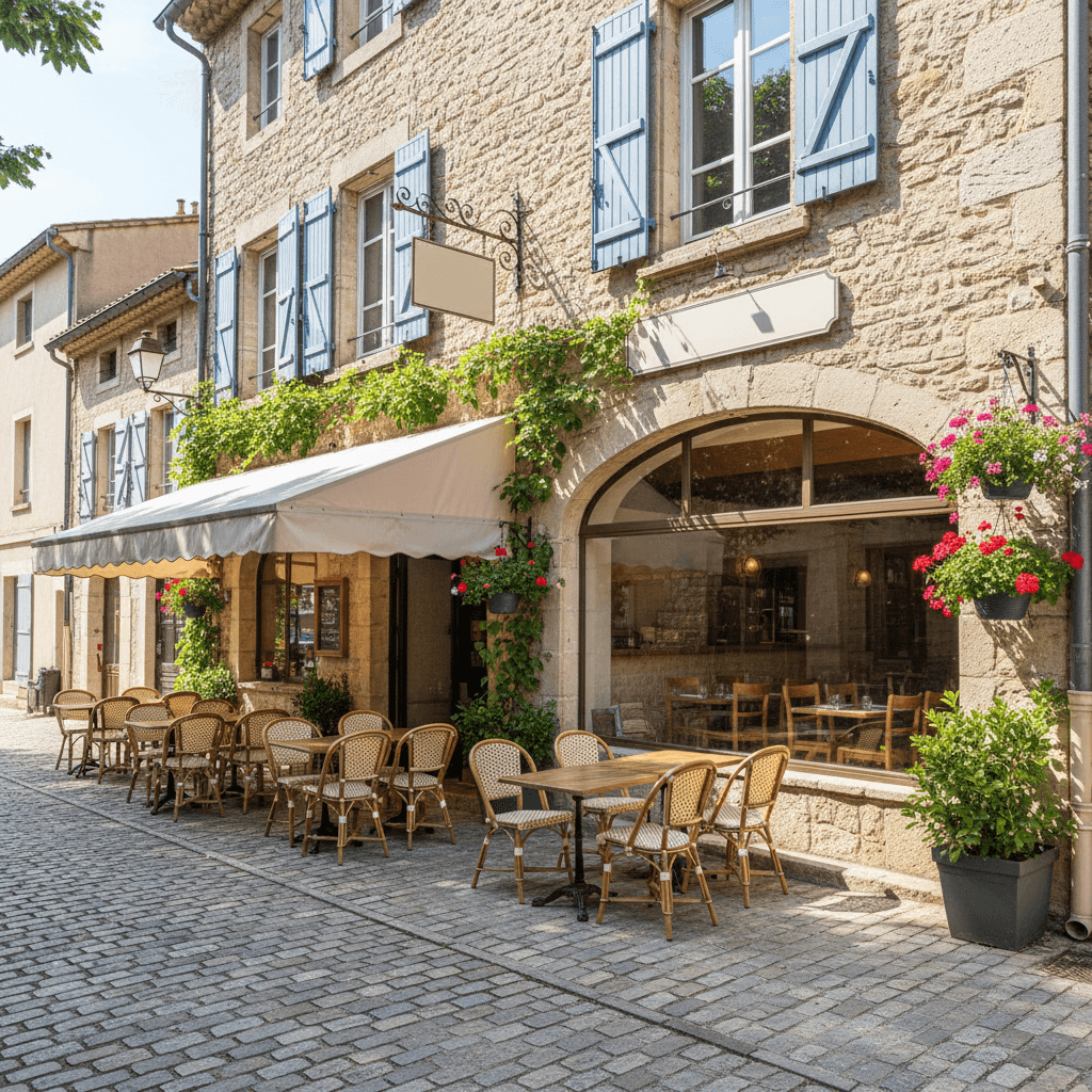 Restaurant 340m² à Fayence : terrasse - licence IV - Image 1