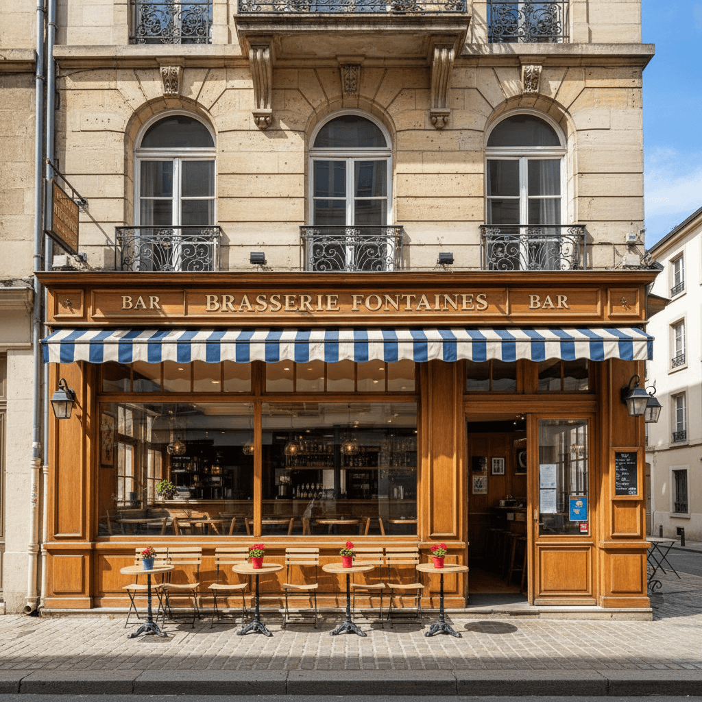 Bar-brasserie 110m² à Fontaines-Sur-Saône : terrasse - licence IV - Image 1
