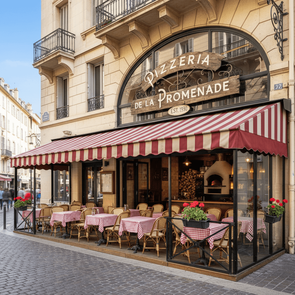 Restaurant 35m² à Nice : terrasse - licence IV