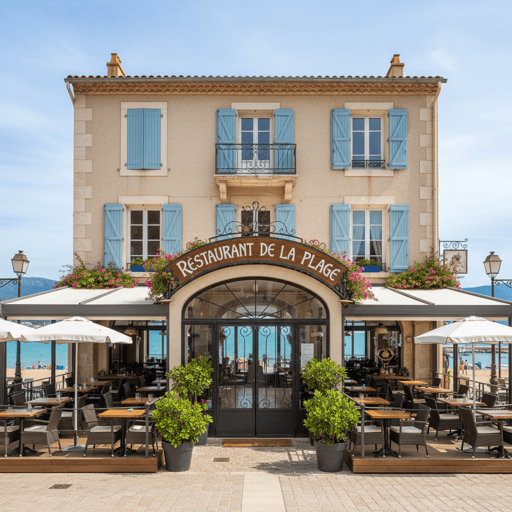 Restaurant 77m² à Canet-En-Roussillon : terrasse - licence IV - Image 1