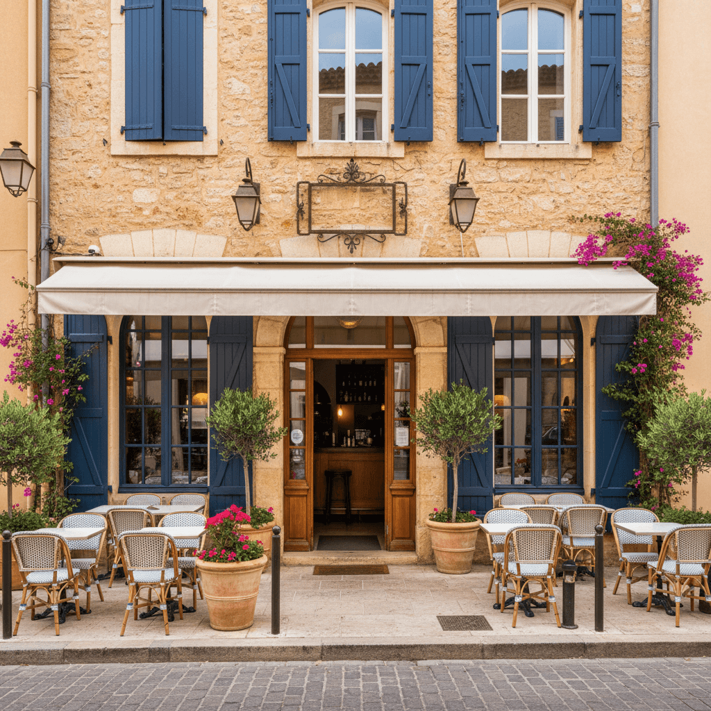 Restaurant à Antibes : terrasse - licence IV - Image 1