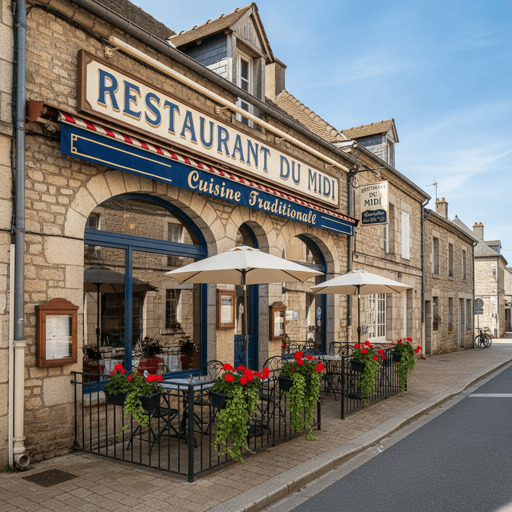 Restaurant à Loiré : terrasse - licence IV - Image 1
