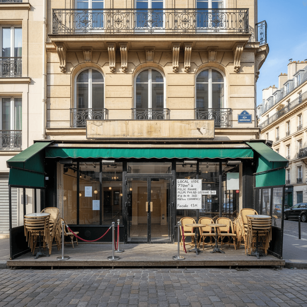 Local vide 770m² à Paris