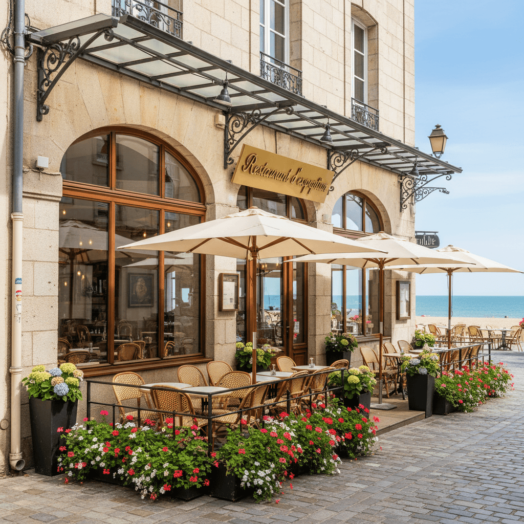Restaurant à Vannes : terrasse - licence IV - Image 1