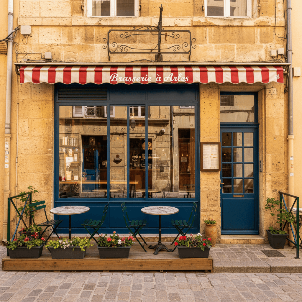 Bar-brasserie 210m² à Arles : terrasse - licence IV - Image 1