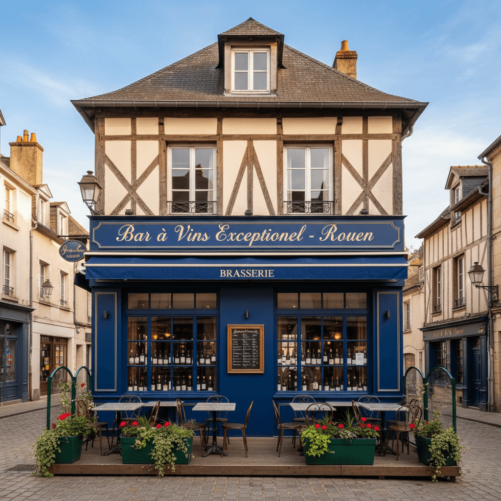 Bar-brasserie à Rouen : terrasse - licence IV