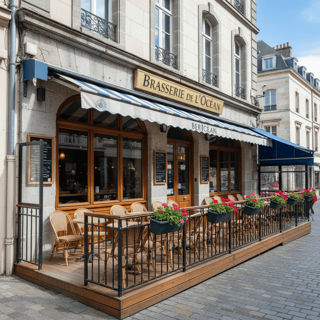 Bar-brasserie à Nantes : terrasse - licence IV - Image 1