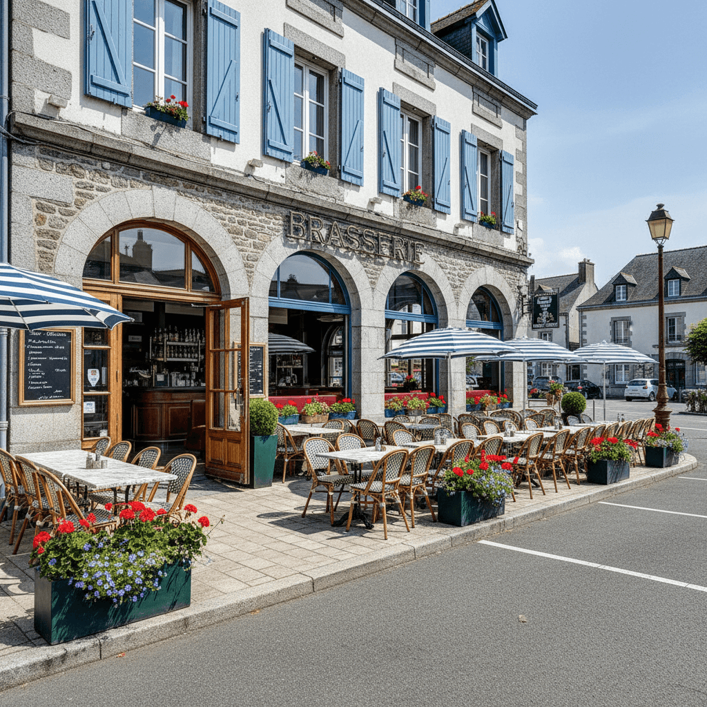 Bar-brasserie à Vannes : terrasse - licence IV - Image 1