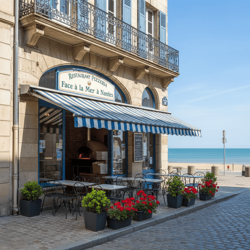 Restaurant à Nantes : terrasse - Image 1