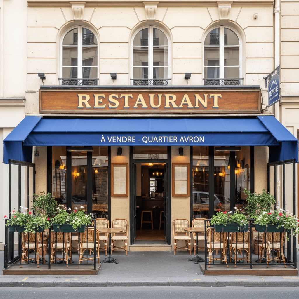 Restaurant à vendre dans le quartier animé d'Avron