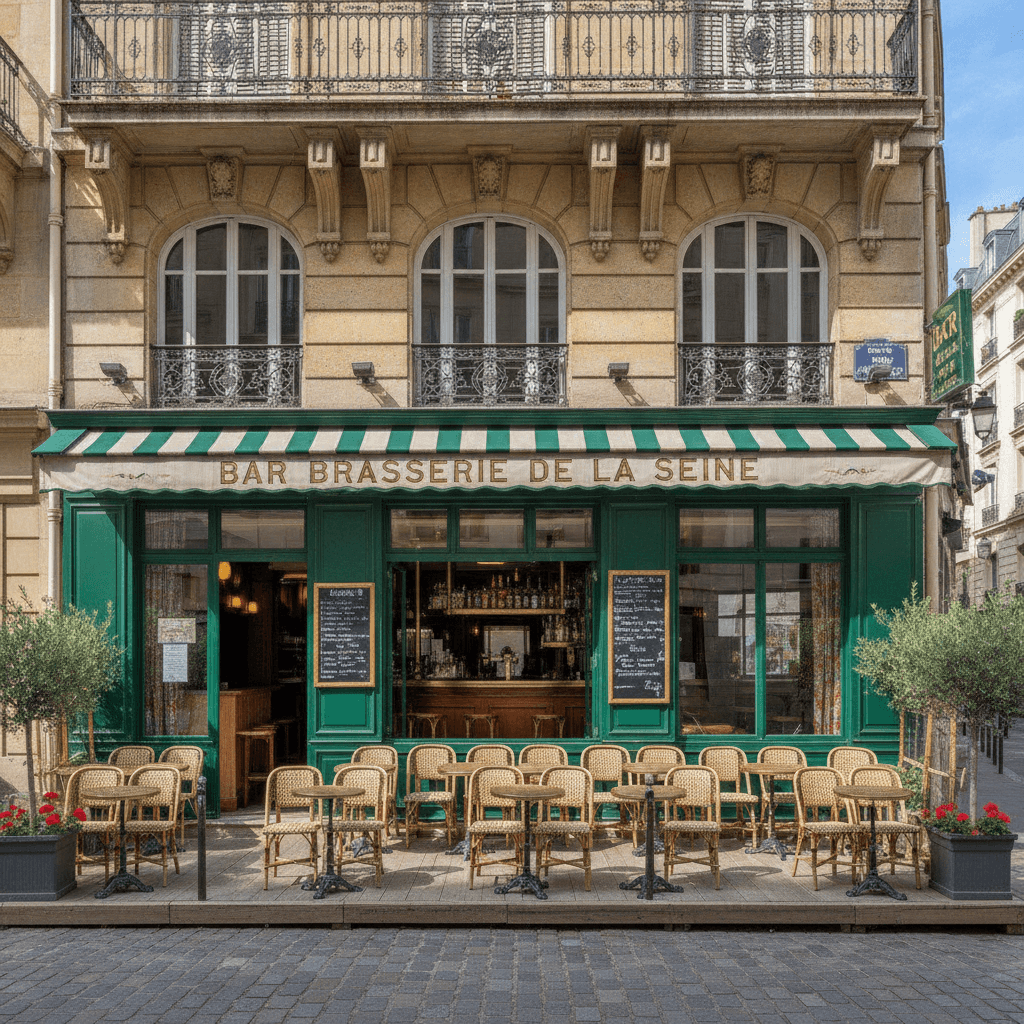 Restaurant 50 couverts à Boulogne-Billancourt : terrasse - licence IV - Image 1