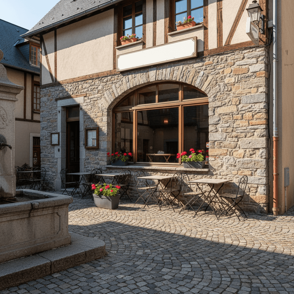 Restaurant à Villarodin-Bourget : terrasse - licence IV - Image 1