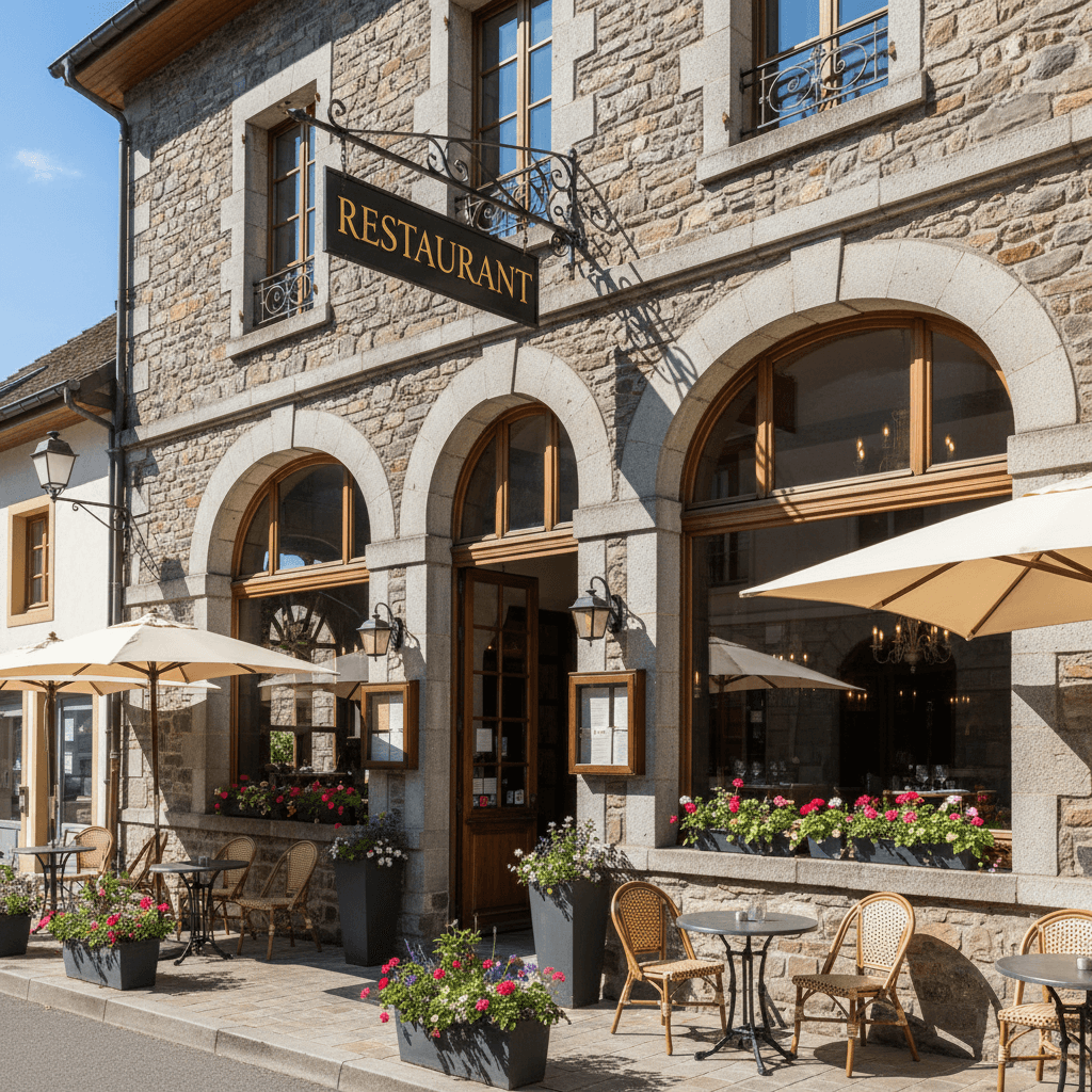 Restaurant 110m² à Douvaine : terrasse - licence IV - Image 1