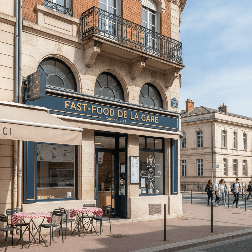 Fast-food 45m² à Tournefeuille : terrasse - licence IV - Image 1