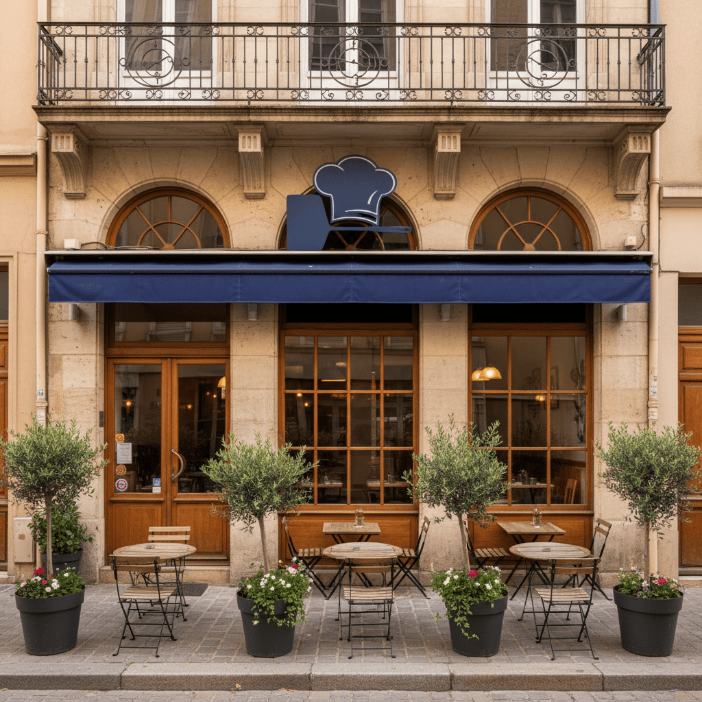 Restaurant 40m² à Lyon : terrasse - licence IV