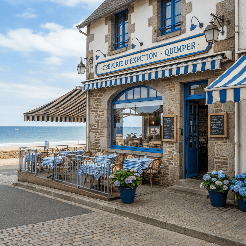 Restaurant 140m² à Quimper : terrasse - extraction - Image 1