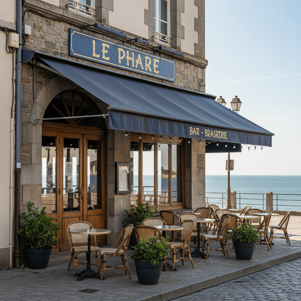 Bar-brasserie à Quimper : terrasse - licence IV - Image 1