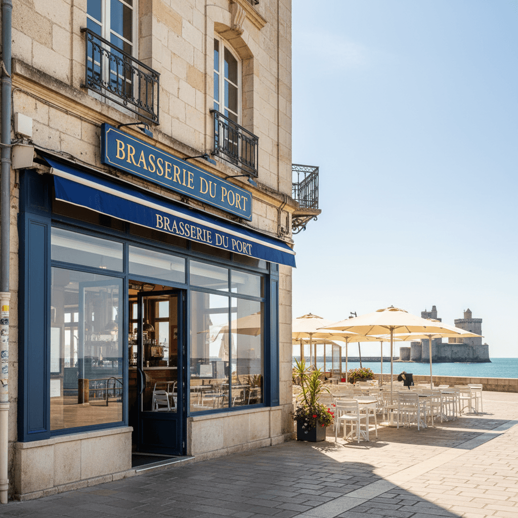 Bar-brasserie à La Rochelle : terrasse - licence IV - Image 1