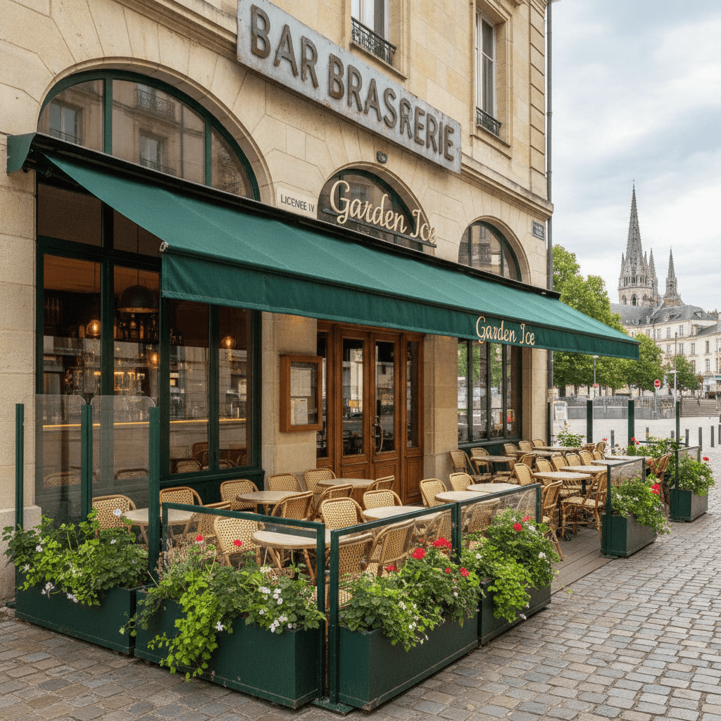 Bar-brasserie à Orléans : terrasse - licence IV - Image 1