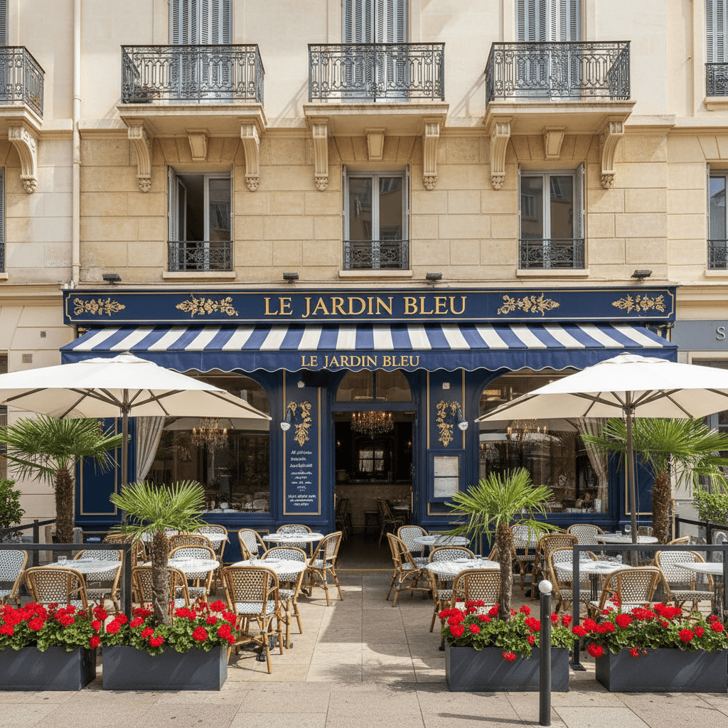 Restaurant 135m² à Nice : terrasse - extraction