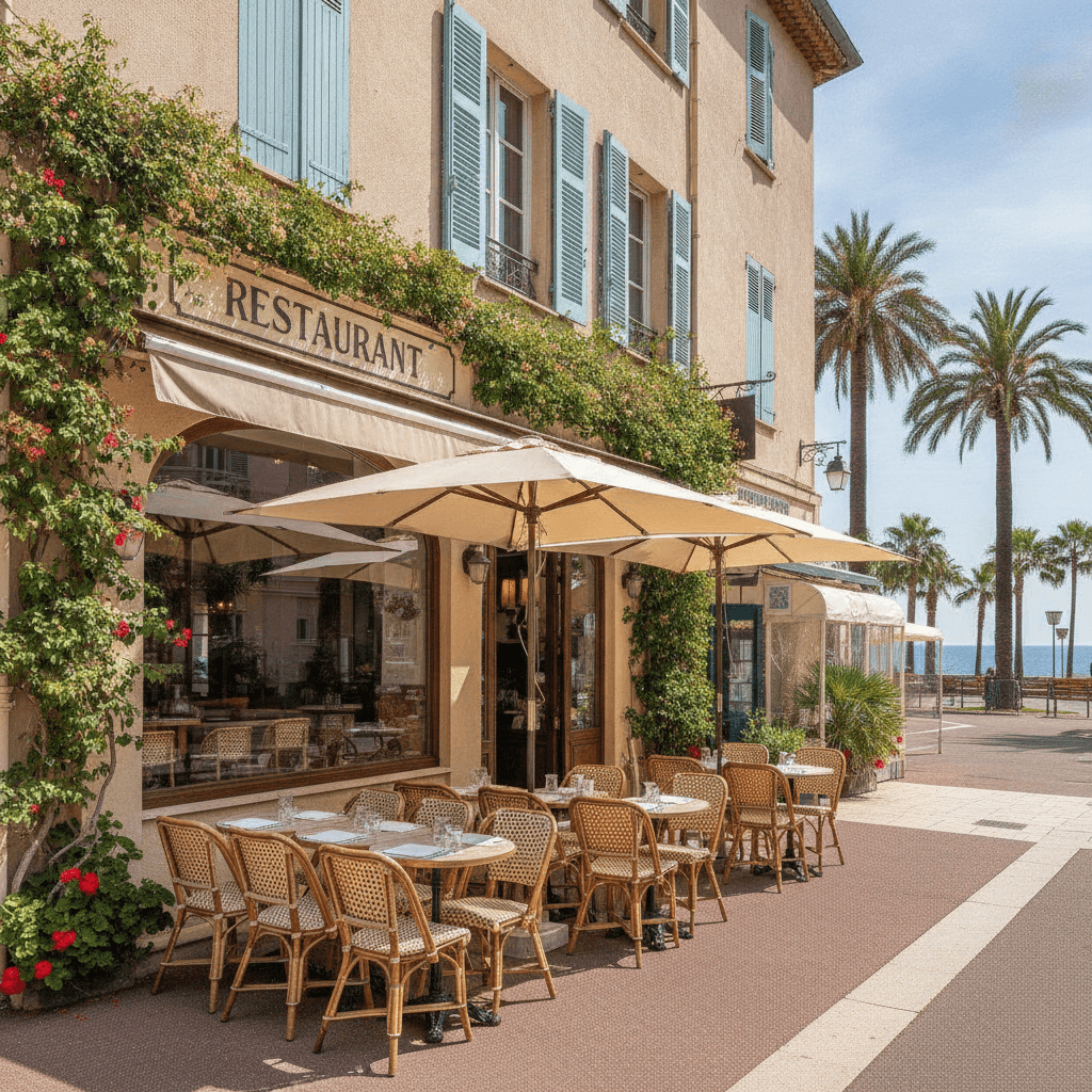 Restaurant 125m² à Beaulieu-sur-Mer : terrasse - licence IV - Image 1