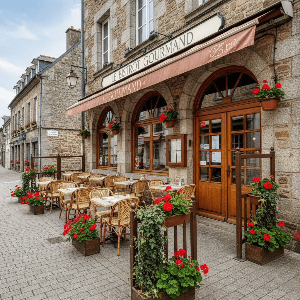 Restaurant 270m² à Pontivy : terrasse - licence IV - Image 1