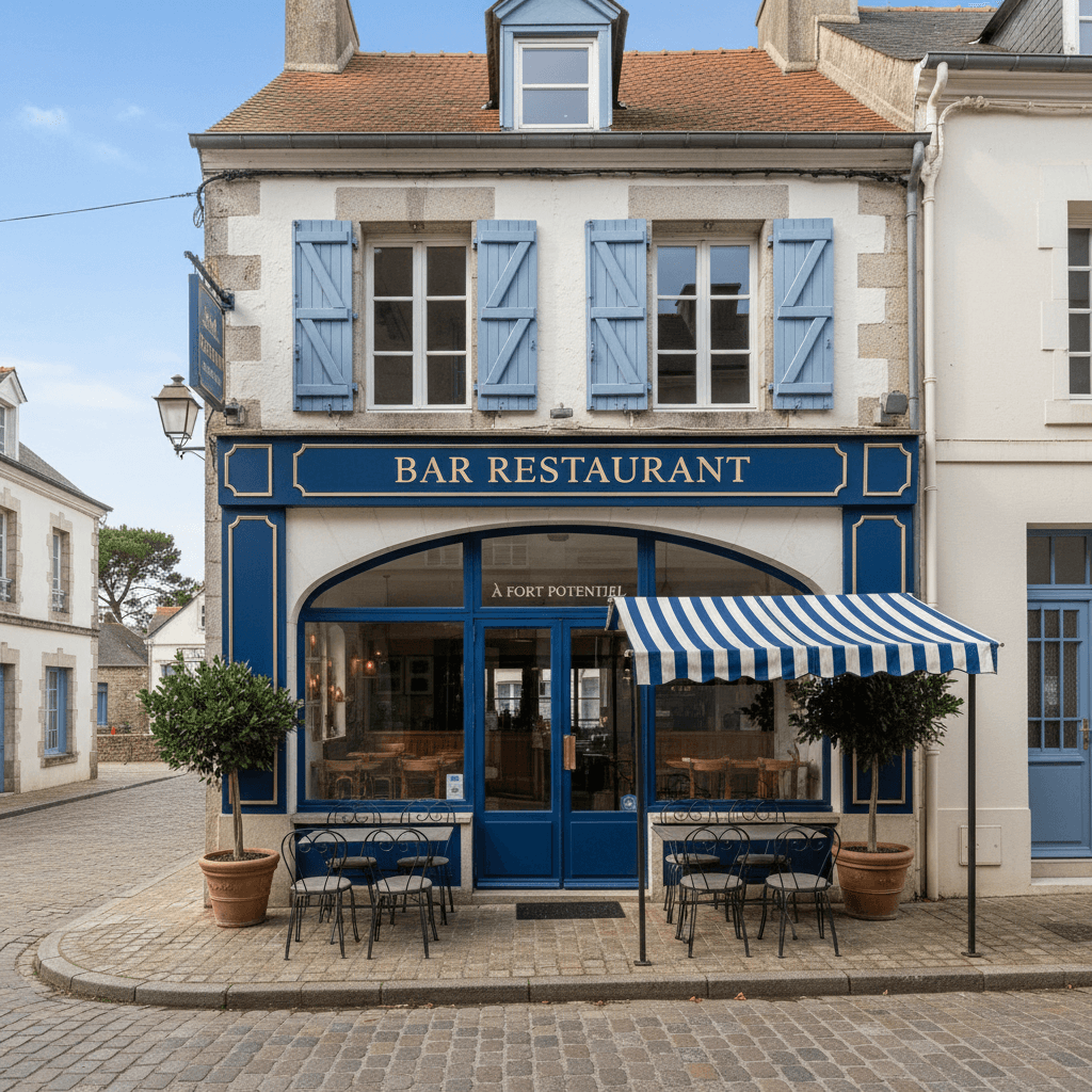 Restaurant à Noirmoutier-En-L'Île : terrasse - licence IV - Image 1