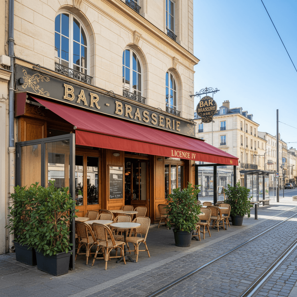 Bar-brasserie à Montpellier : terrasse - licence IV