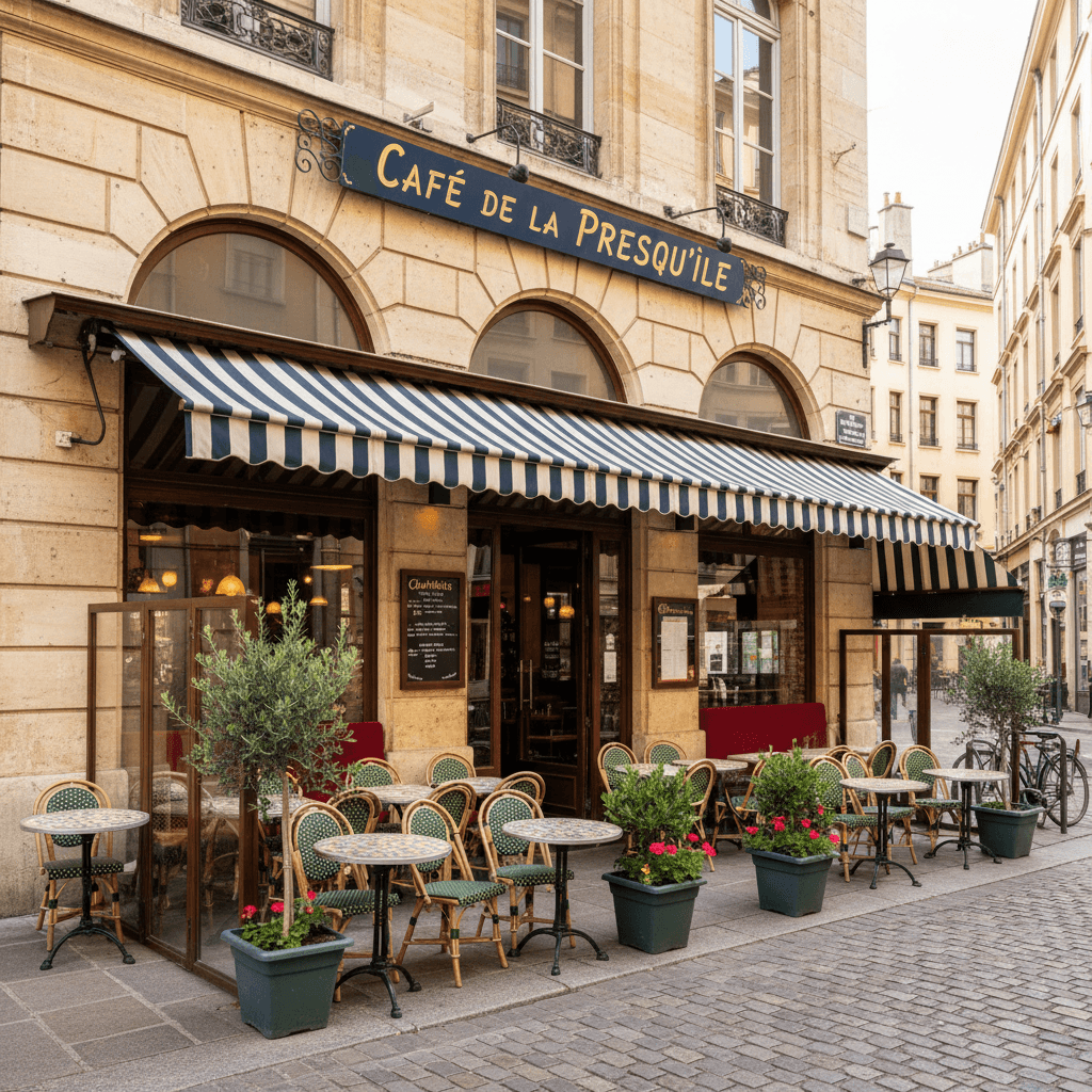 Bar-brasserie 90m² à Lyon : terrasse - licence IV