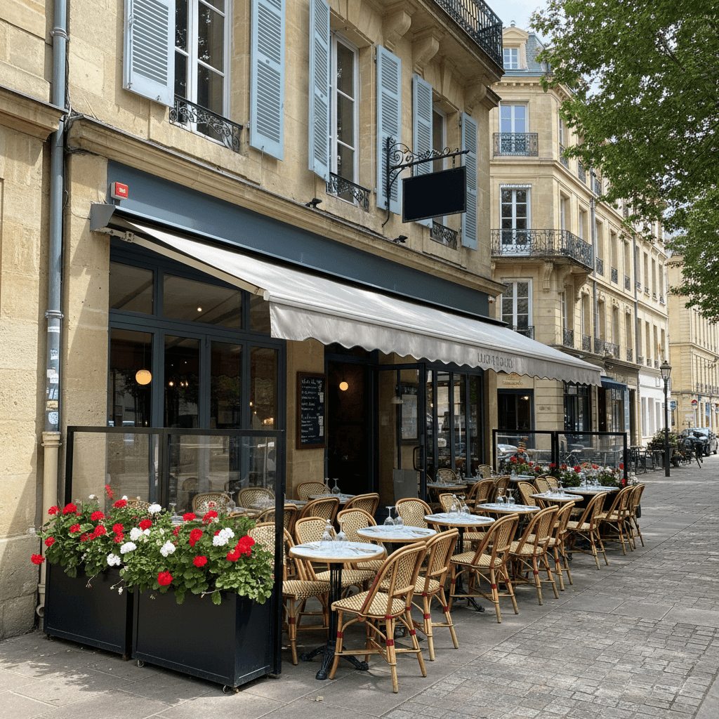 Restaurant 70m² à Bordeaux : extraction - Image 1