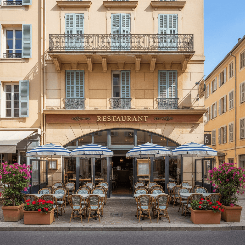 Restaurant 50m² à Nice : terrasse - licence IV