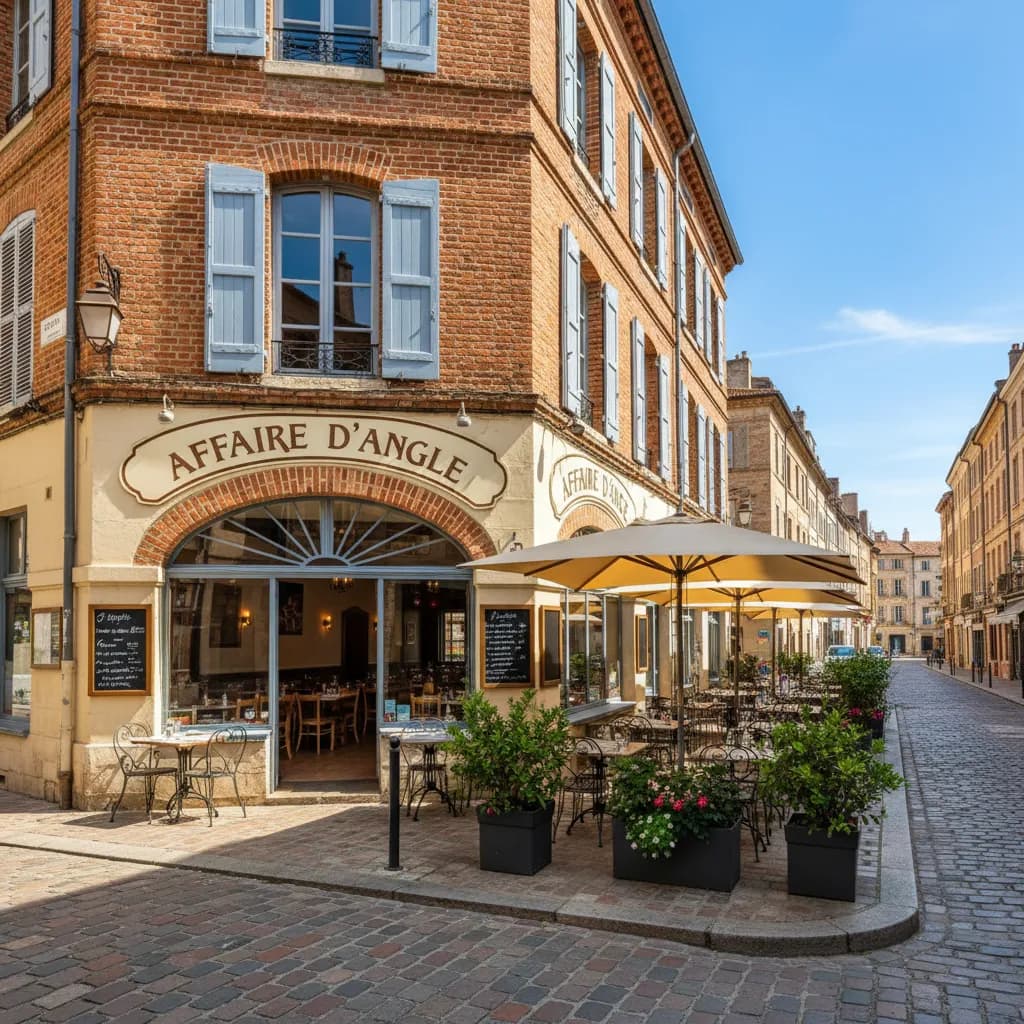 Restaurant à Toulouse : terrasse - Image 1