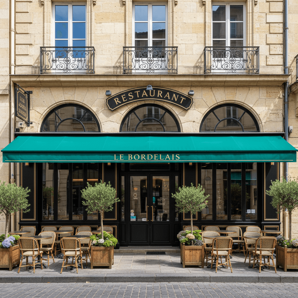 Restaurant 700m² à Bordeaux : terrasse - licence IV