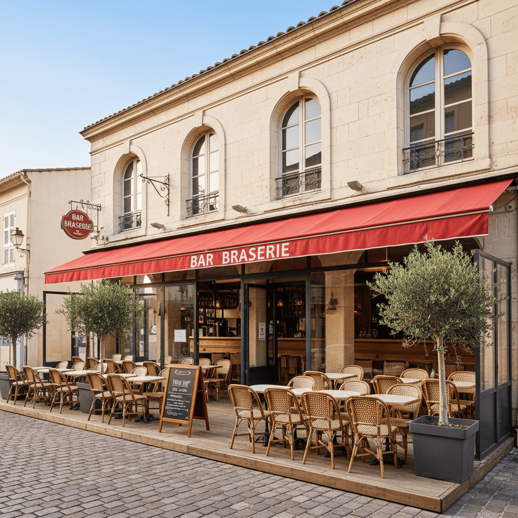 Bar-brasserie à Fréjus : terrasse - licence IV - Image 1