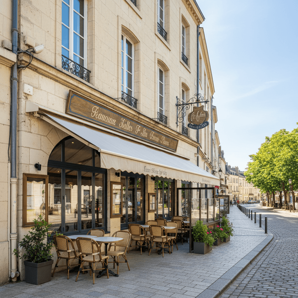 Restaurant à La Roche-Sur-Yon : terrasse - licence IV - Image 1