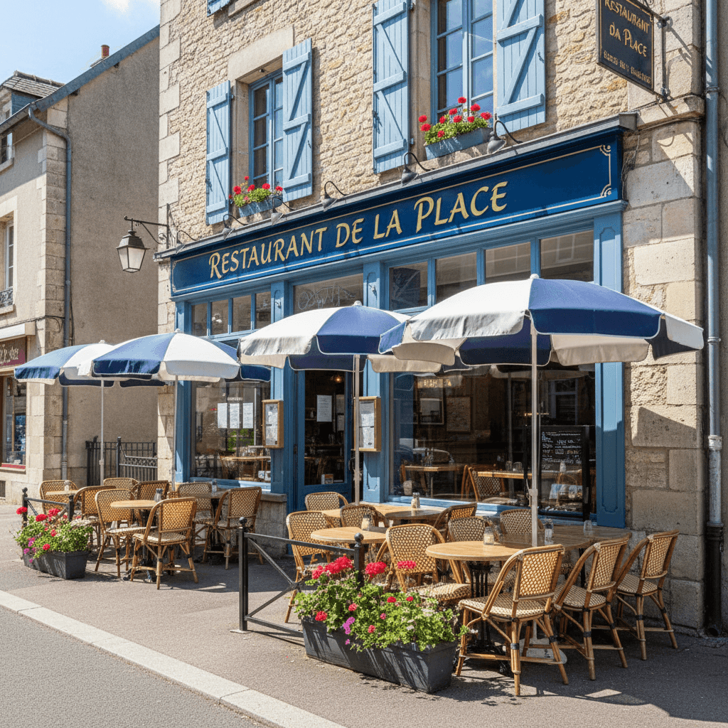 Restaurant 150m² à Contrexéville : terrasse - licence IV