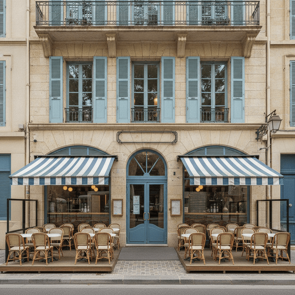 Fast-food 320m² à Marseille : terrasse - licence IV