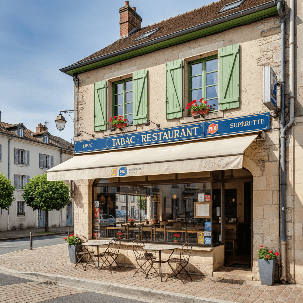 Restaurant à Pontcharra : terrasse - licence IV - Image 1