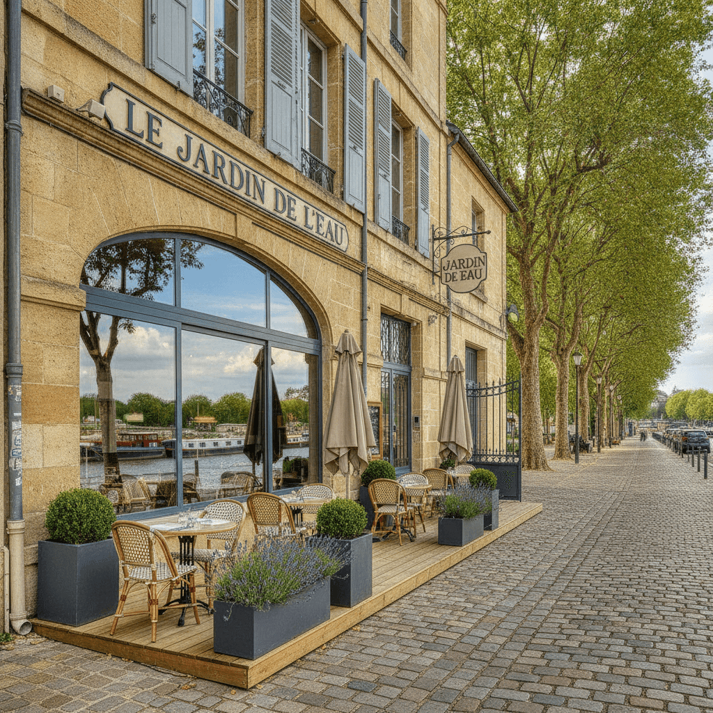 Restaurant 400m² à Bordeaux : terrasse - licence IV