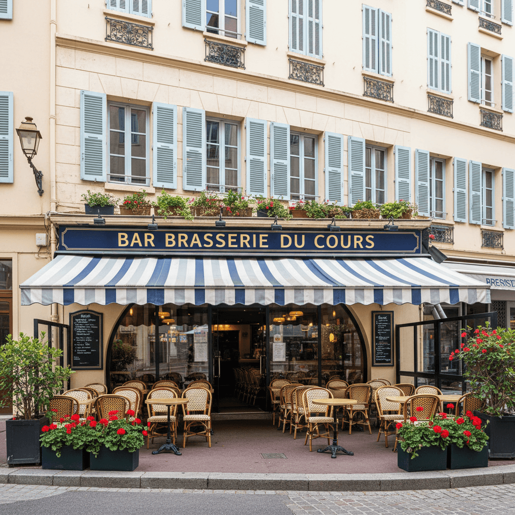 Bar-brasserie 200m² à Nice : terrasse - licence IV