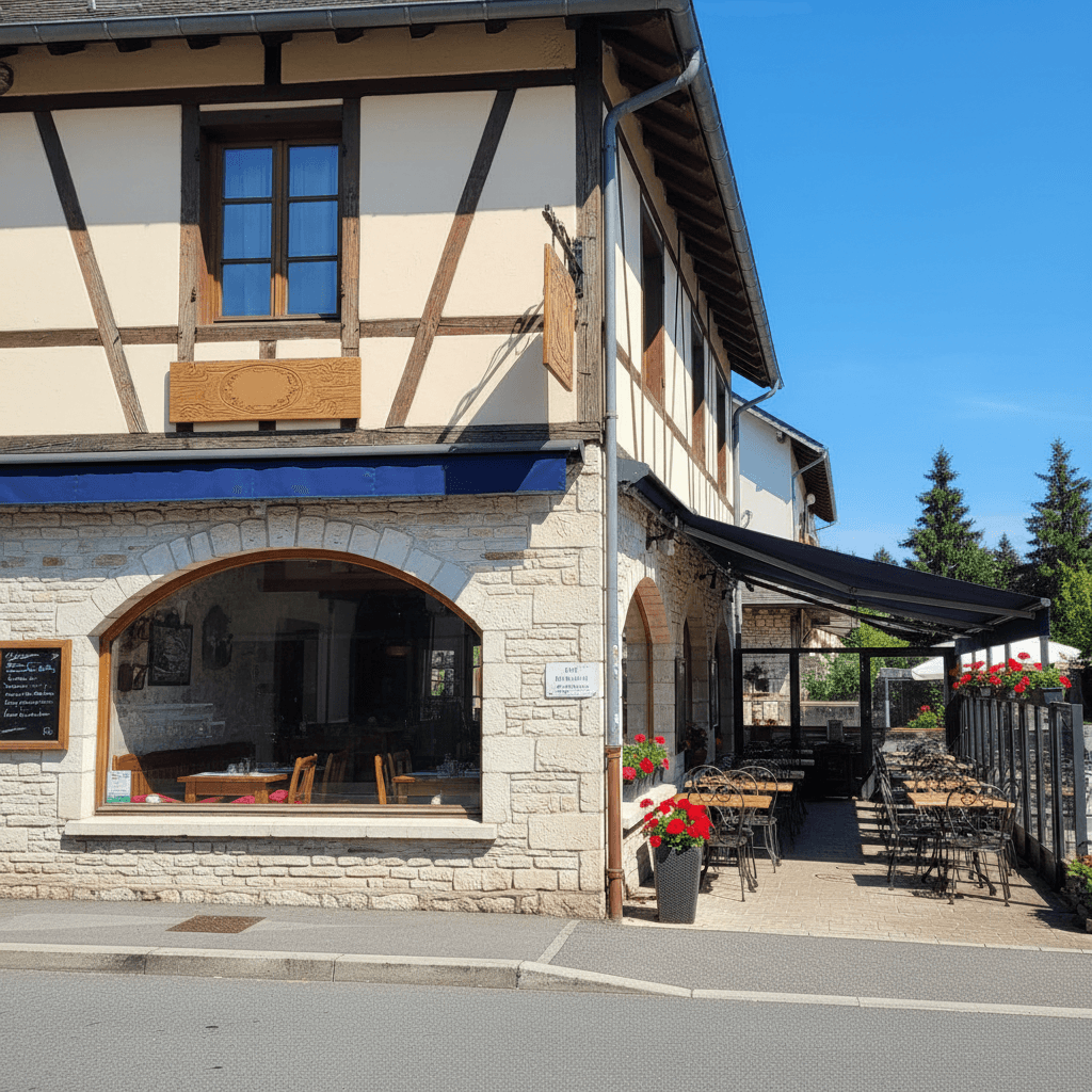 Restaurant à Bogève : terrasse - licence IV - Image 1