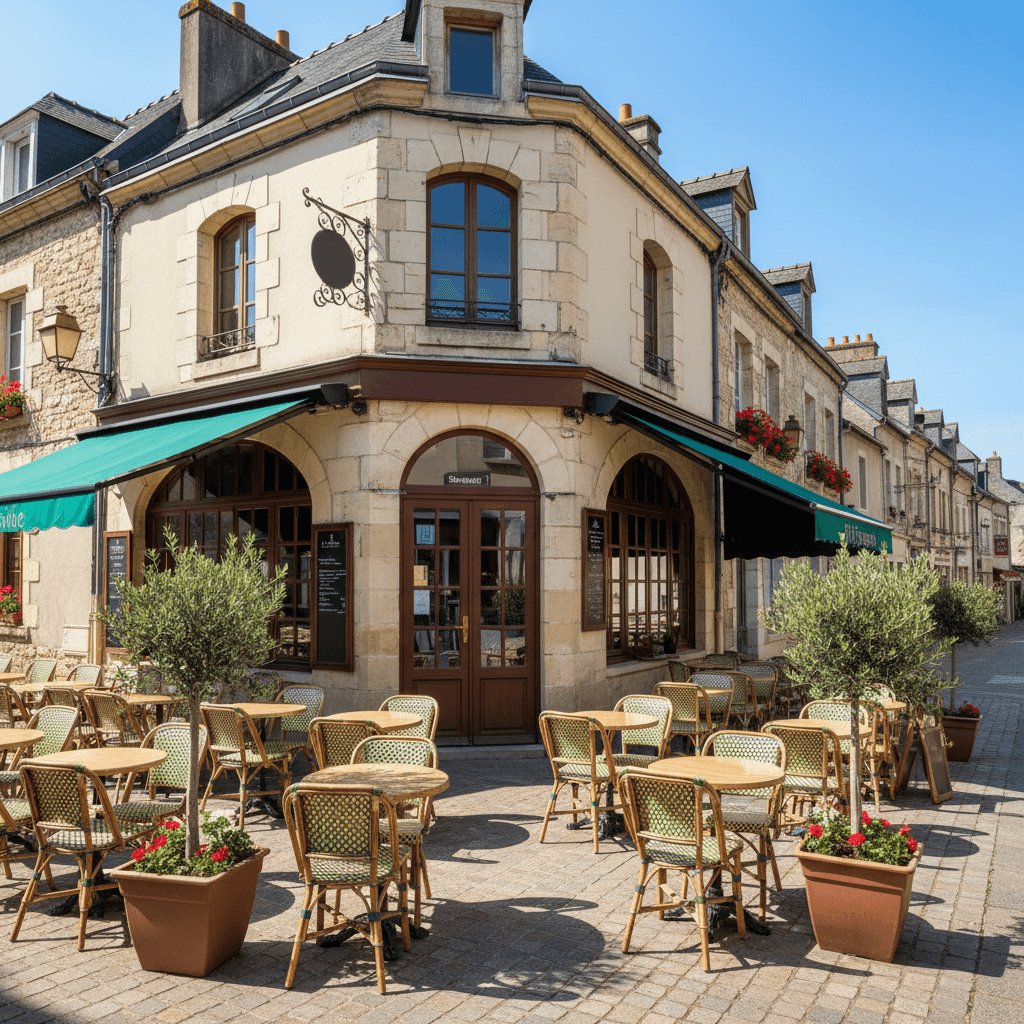 Bar-brasserie à Val D'Erdre-Auxence : terrasse - licence IV - Image 1