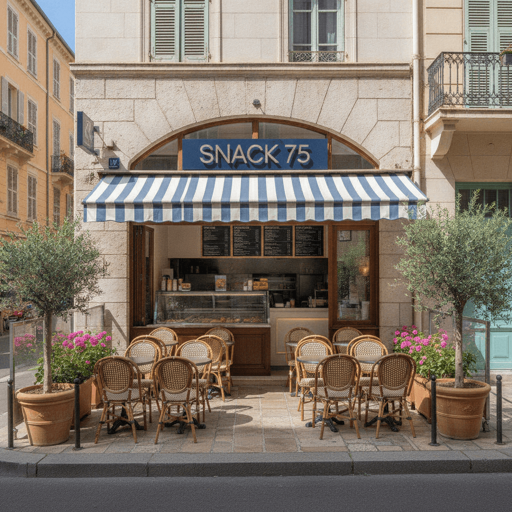 Snack 75m² à Nice : terrasse - licence IV - Image 1